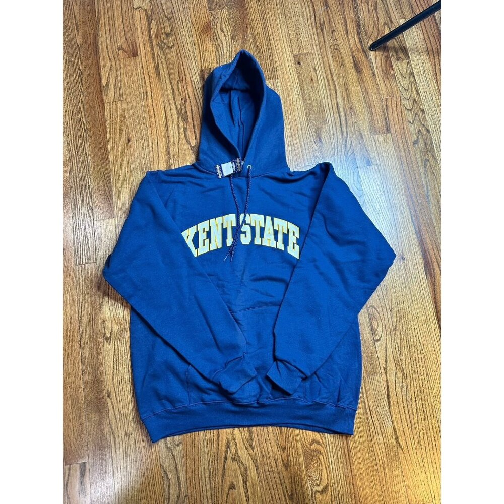 Blue Kent State Hoodie Adult Medium NWT